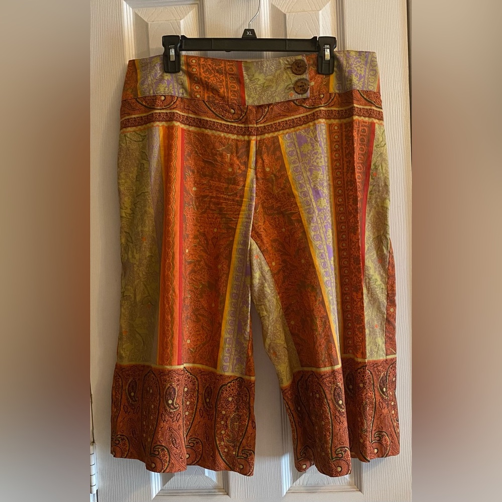 CENTRAL FALLS Cropped Pants; Size 12; NWOT.